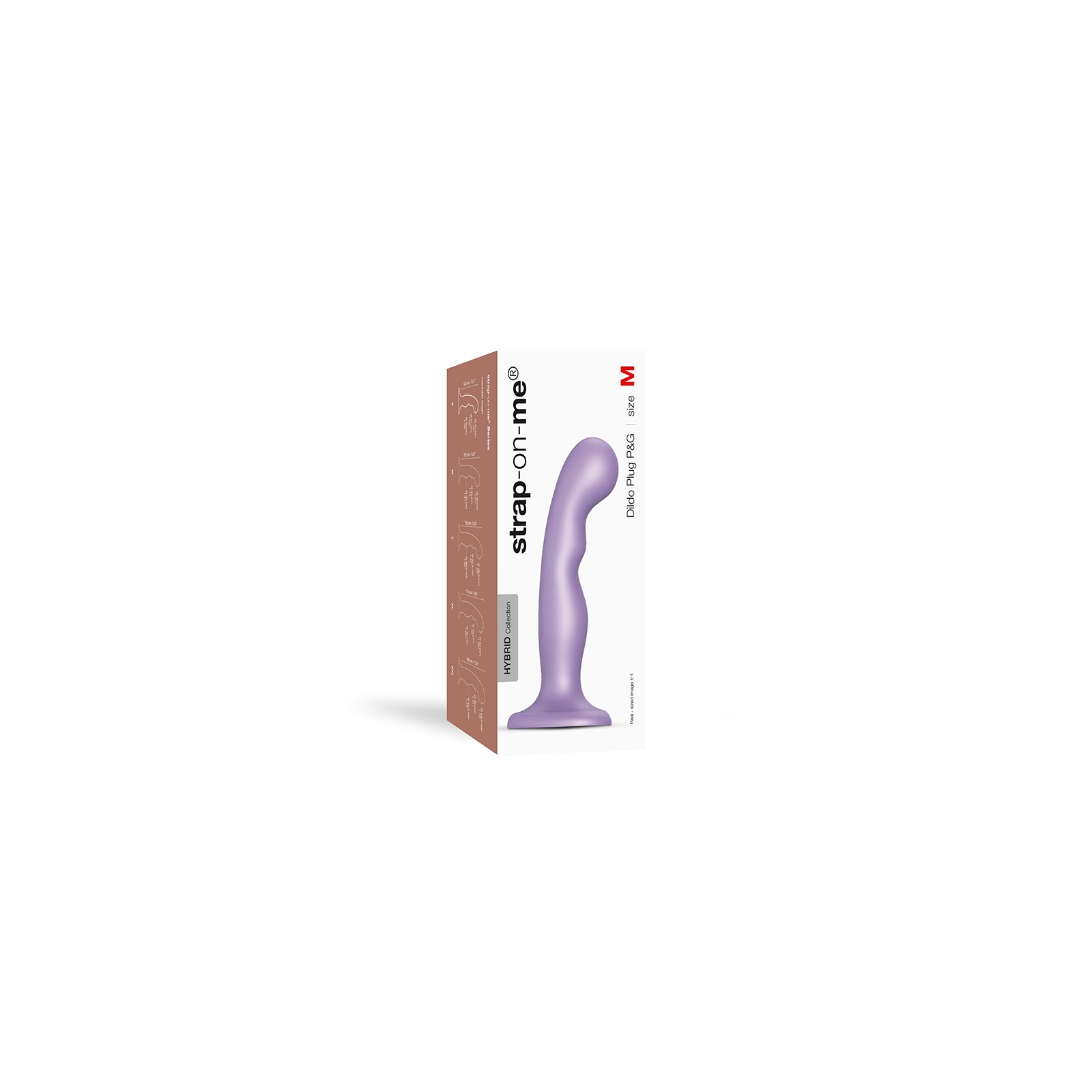 Plug Dildo Híbrido de Silicona Strap-On-Me para Juego Versátil