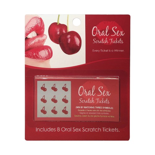 Oral Sex Scratch Off Adventure Tickets