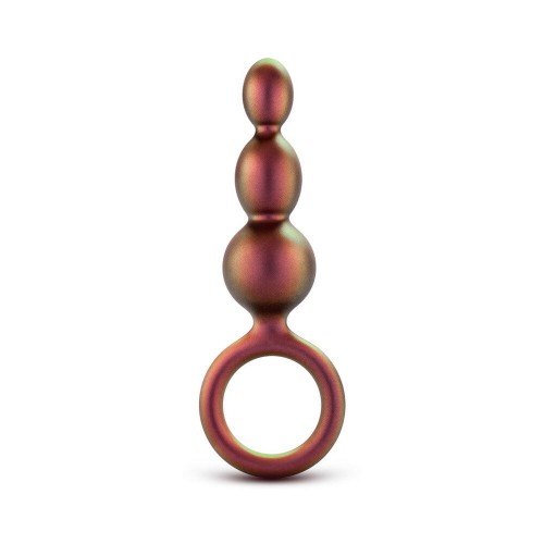 Anal Adventures Matrix Silicone Beaded Loop Plug Copper