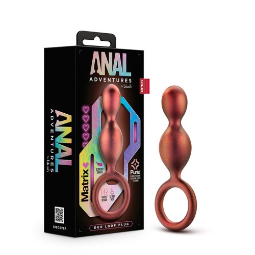 Plug de Silicona Duo Matrix para Placer Anal