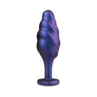 Anal Adventures Matrix Silicone Bump Plug Sapphire