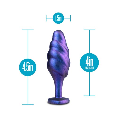 Anal Adventures Matrix Silicone Bump Plug Sapphire