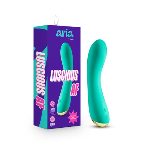 Aria Luscious AF Rechargeable G-Spot Vibrator - Teal