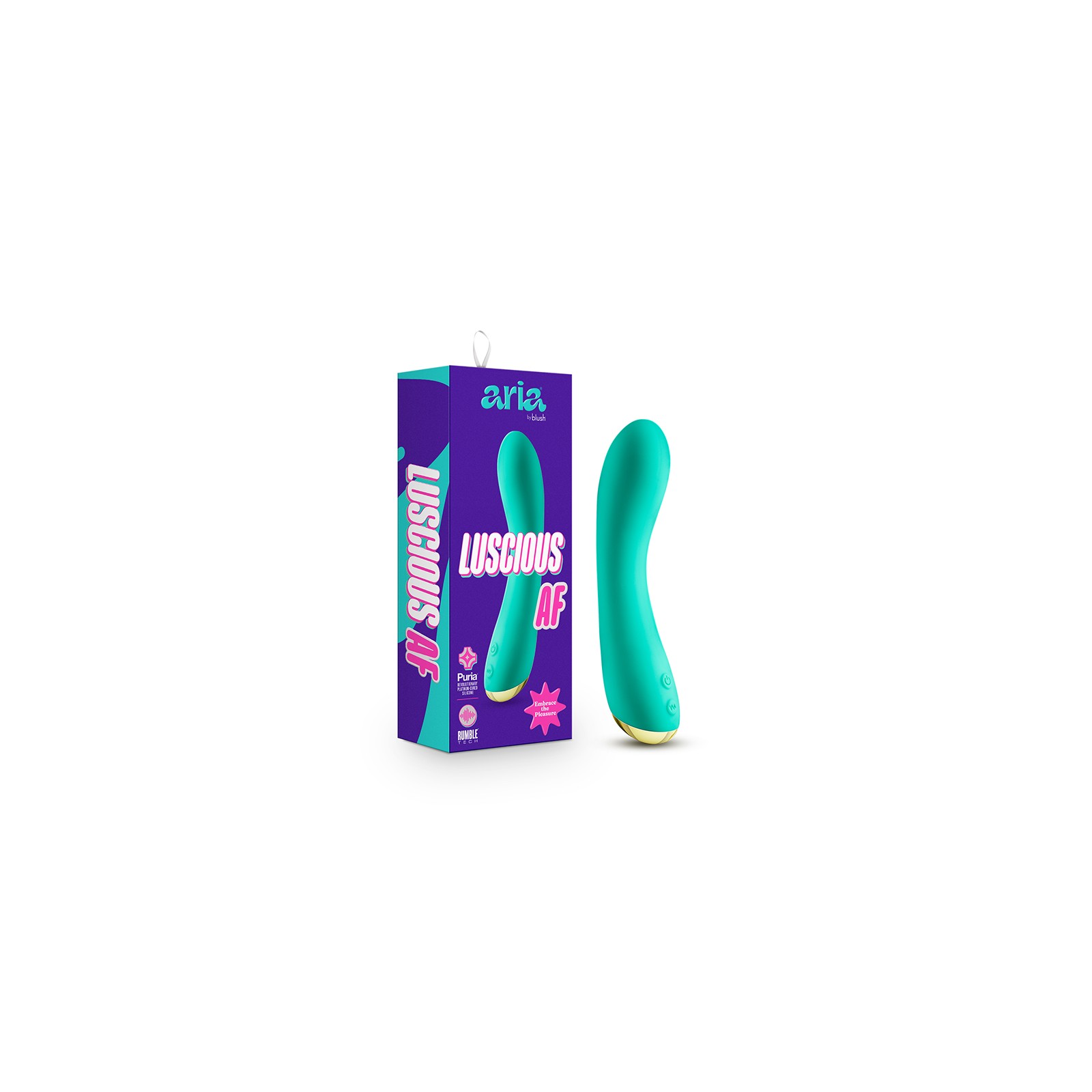 Aria Luscious AF Rechargeable G-Spot Vibrator - Teal