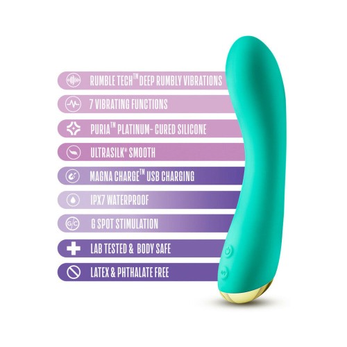 Aria Luscious AF Rechargeable G-Spot Vibrator - Teal