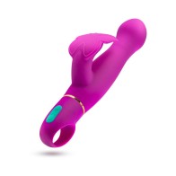 Aria Naughty AF Silicone Vibrator - Dual Stimulation