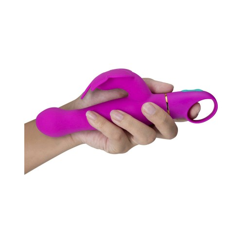 Aria Naughty AF Silicone Vibrator - Dual Stimulation