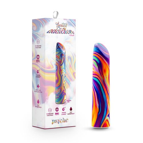 Vibrador Bullet Recargable Rainbow Psyche Power de Adicción Limitada