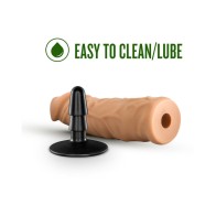 Dildo Realista de Silicona Argonite Lock On 8 pulgadas