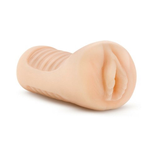 M Elite Suave + Húmedo Annabella Masturbador Vaginal con Vibrador Beige