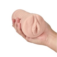 M Elite Suave + Húmedo Annabella Masturbador Vaginal con Vibrador Beige