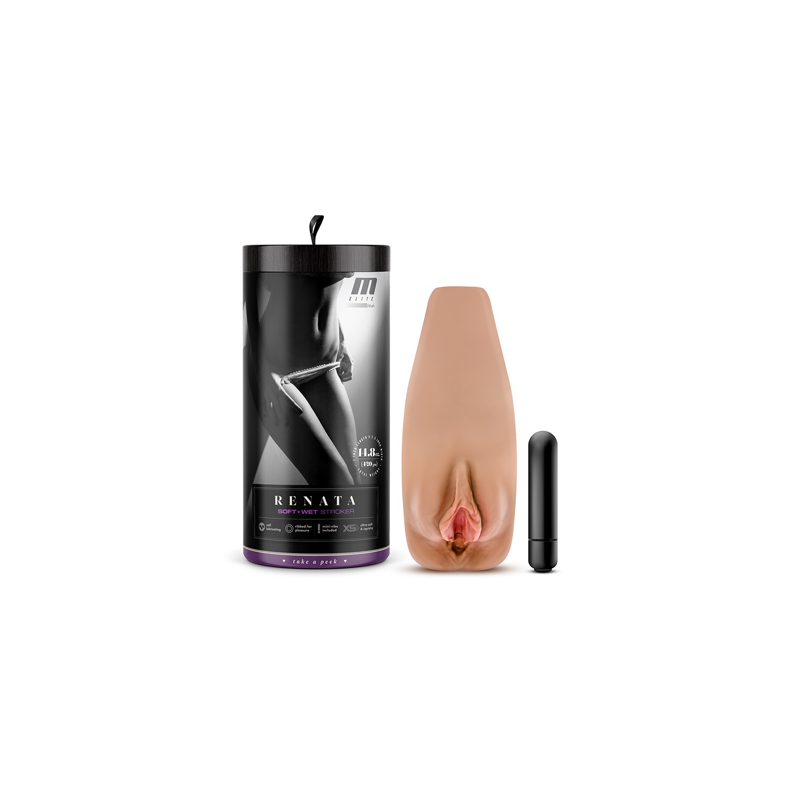 Estimulador Vaginal M Elite Soft + Wet para Placer Máximo