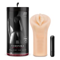 Compra M Elite Soft + Wet Veronika Estimulador de Vagina con Vibrador de Bala Beige