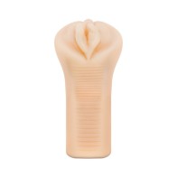 Compra M Elite Soft + Wet Veronika Estimulador de Vagina con Vibrador de Bala Beige