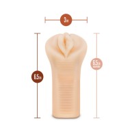 Compra M Elite Soft + Wet Veronika Estimulador de Vagina con Vibrador de Bala Beige