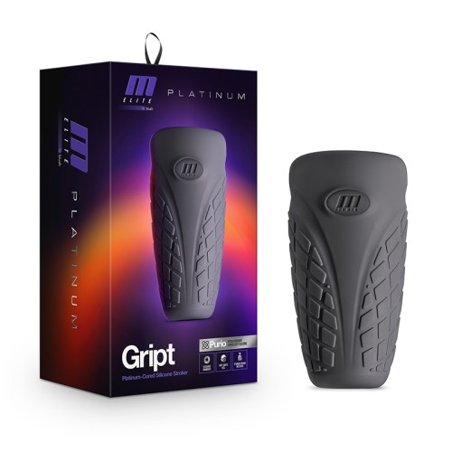 M Elite Platinum Gript Stroker for Ultimate Pleasure