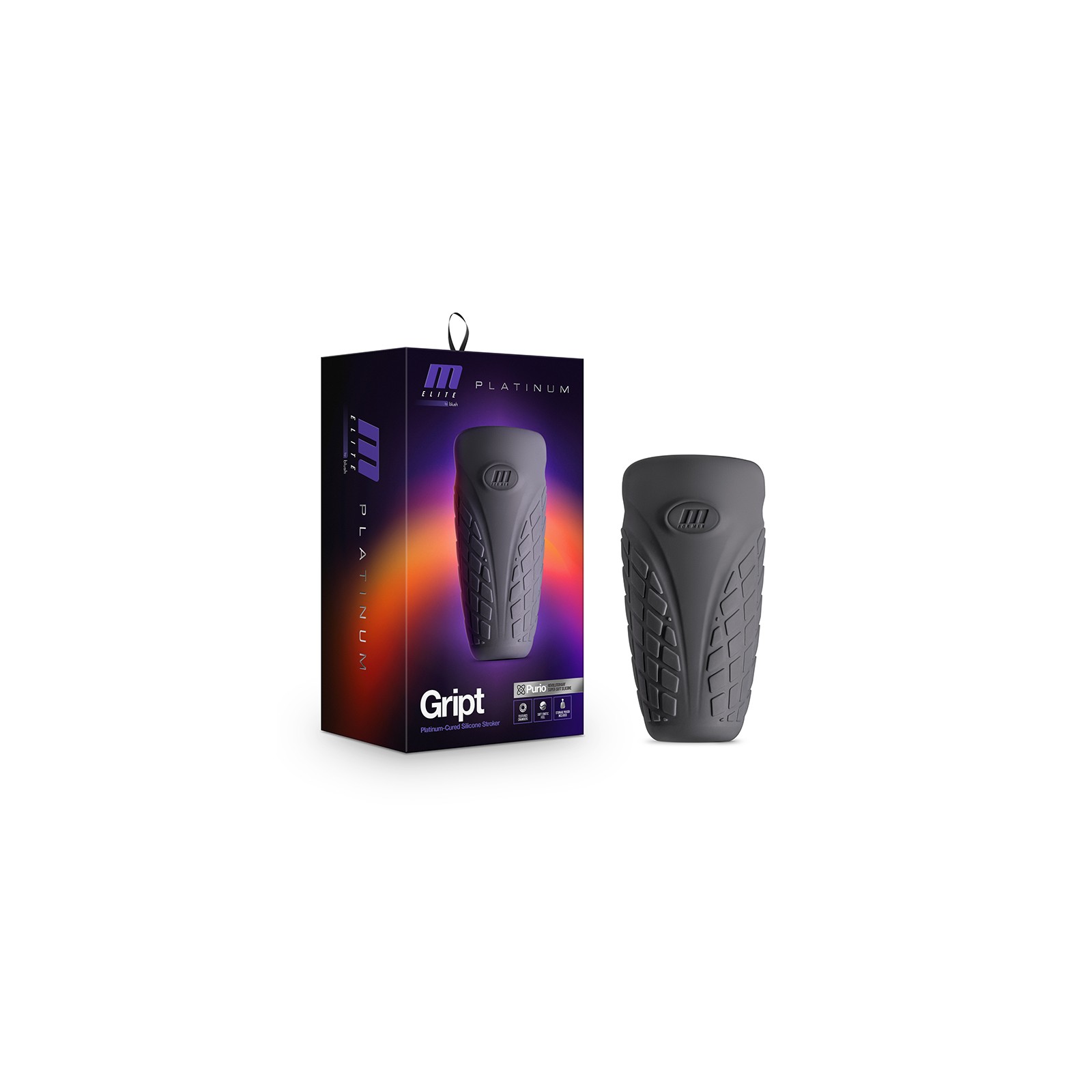 M Elite Platinum Gript Stroker for Ultimate Pleasure