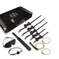 Kit de Bondage Temptasia Safe Word 10 Piezas con Maleta