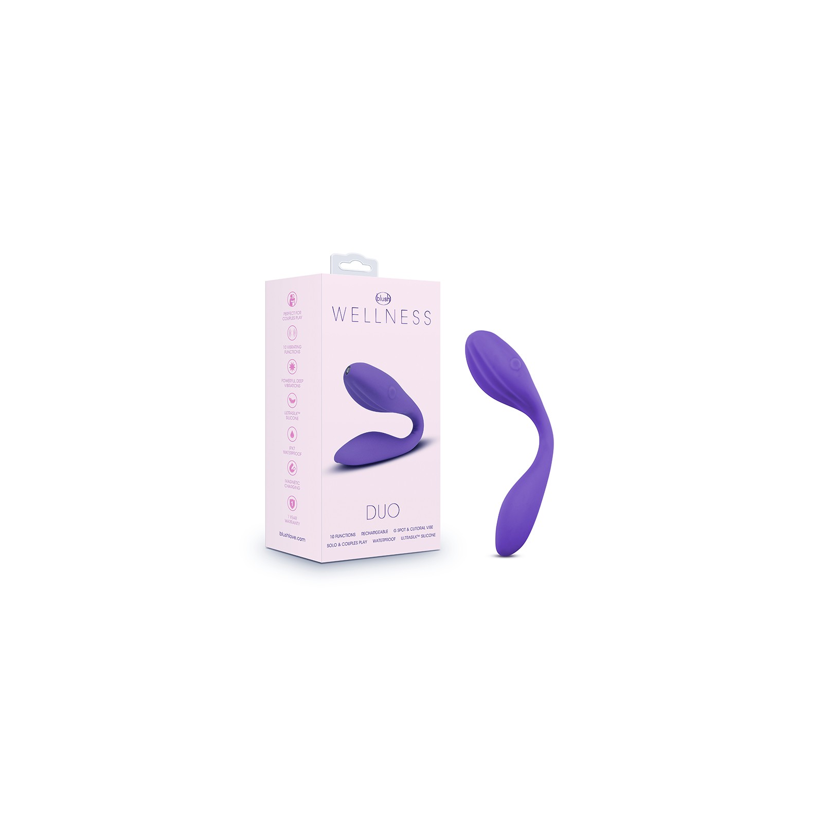 Vibrador de Estimulación Dual Wellness Duo - Placer Juntos