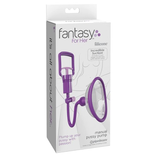 Bomba Manual para Chica Fantasy para la Vagina de Silicona