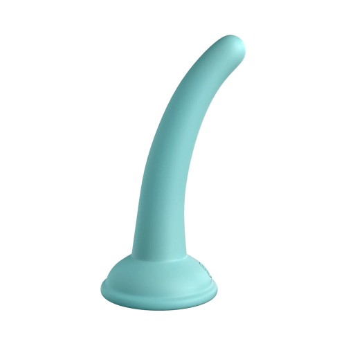 Dildo de Silicona Curioso Five de la Colección Platinum Dillio Verde Azulado