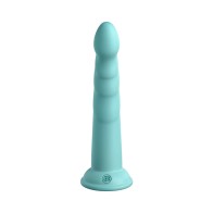 Dillio Platinum Slim Seven Silicone Dildo - Teal