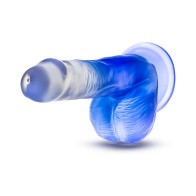 B Yours Stella Blue Dildo with Balls - Realistic Pleasure