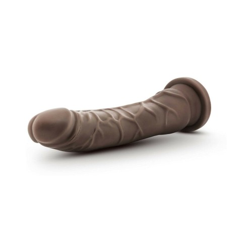 Dildo Realista Posicionable de 9 in Dr. Skin Plus Marrón