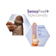 Dr. Skin Plus Realistic 9 in Posable Dildo Brown