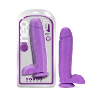 Neo 10in Dual Density Dildo with Balls