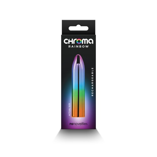 Vibrador Recargable Chroma Rainbow Mediano