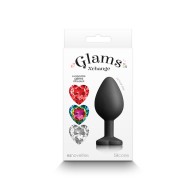 Glams Xchange Heart Anal Plug - Stylish Silicone Accessory