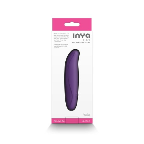 INYA Flirt Dark Purple Rechargeable Vibe