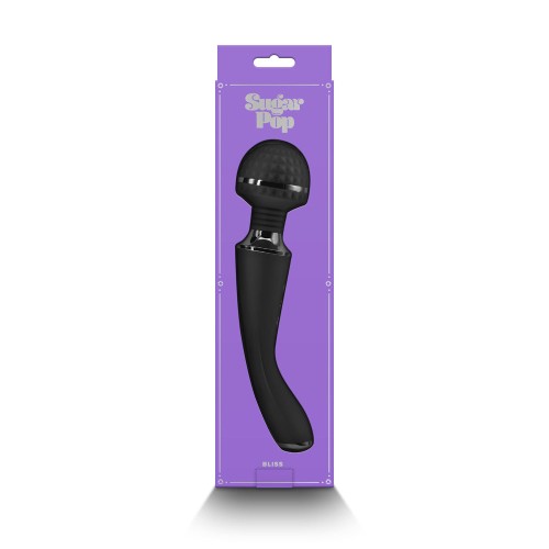 Sugar Pop Bliss Warming Wand Vibrator Black