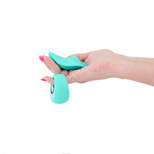 Vibrador Panty Leila de Sugar Pop Teal para Placer Máximo