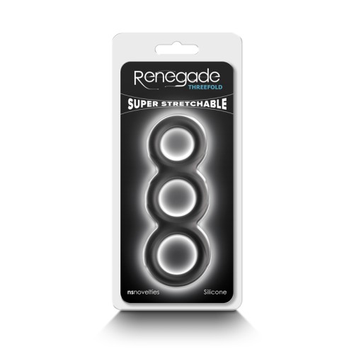 Renegade Triple Anillo para Cock Tres en Uno