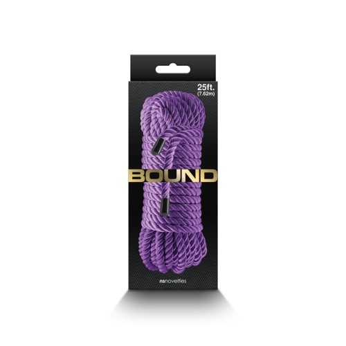 Bound Rope for Bondage Play - 25 ft Purple