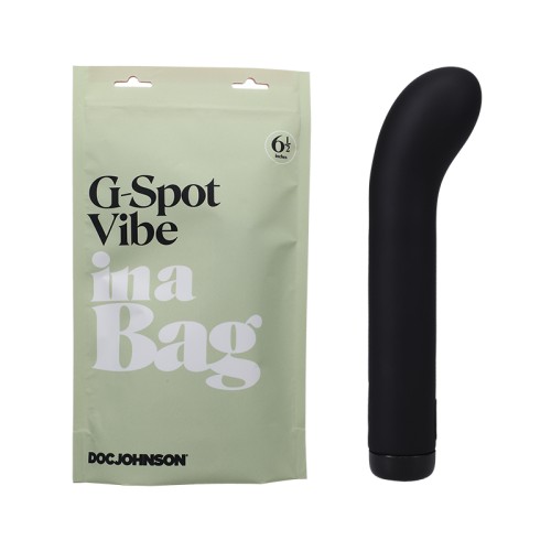 Doc Johnson G-Spot Vibe in a Bag Rechargeable Silicone Vibrator