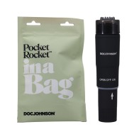 Doc Johnson Pocket Rocket Mini Vibrador En Bolsa Negra