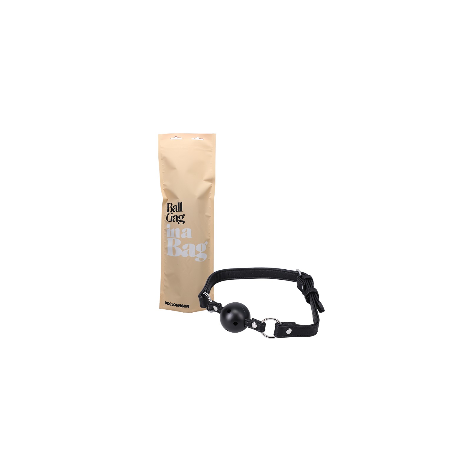 Doc Johnson Ball Gag In A Bag - Black