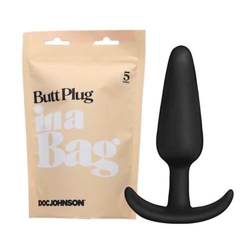 Doc Johnson 5" Silicone Butt Plug for Anal Pleasure