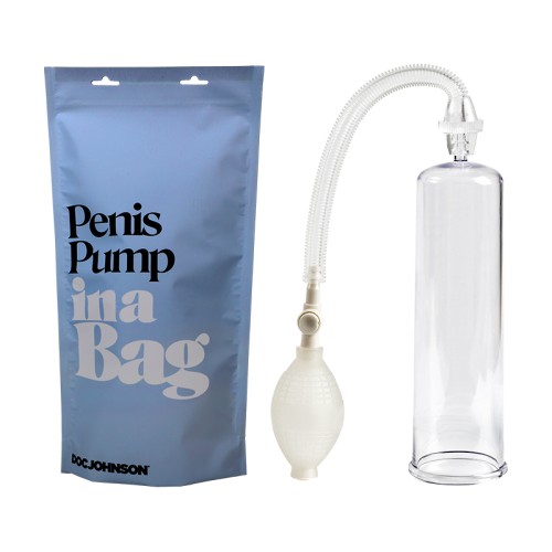 Doc Johnson Bomba Peniana Clear En Una Bolsa