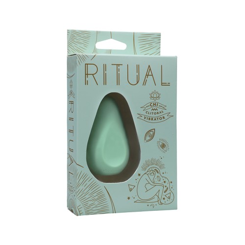 Vibrador Clitorial Recargable RITUAL Chi en Menta - Placer Supremo