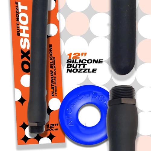 Oxballs Oxshot Butt Nozzle Shower Hose with Cockring