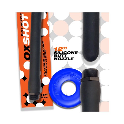 Oxballs Oxshot Butt Nozzle Shower Hose with Cockring