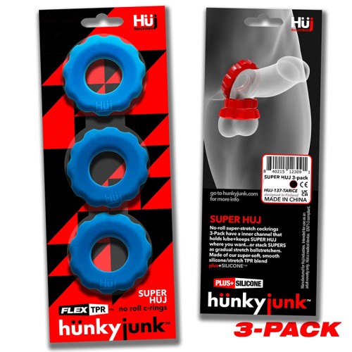 Hunkyjunk SuperHuj Cockrings - Enhanced Pleasure