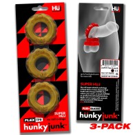 Pack de 3 Cockrings Hunkyjunk SuperHuj