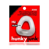 Anillo para el Pene Hunkyjunk Zoid Trapezoidal Claro Hielo