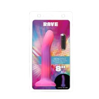 Addiction Rave Glow in the Dark Silicone Dildo