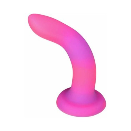 Dildo Adicción Rave Brilla en la Oscuridad de Silicona